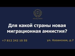 Амнистия Узбекам Запрет На Рф