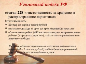 Что Означает Статья 228 В Уголовном Деле