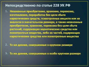 228 Часть 1 Хранение Без Цели Сбыта Могут Ли Посадить