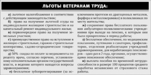 Льготы ветеранам труда в белгородской области в 2021 году