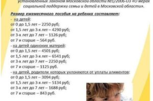 Выплаты На Второго Ребенка В Московской Области В 2021